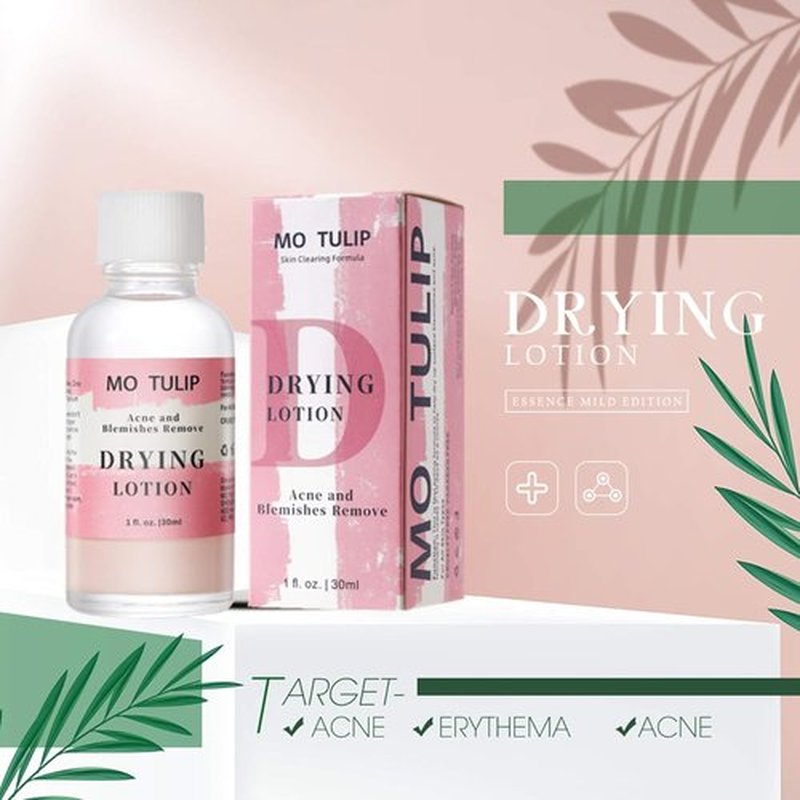 MO TULIP Acne Drying Lotion - Overnight Spot Treatment for Face & Body | 1 OZ Pimple Solution