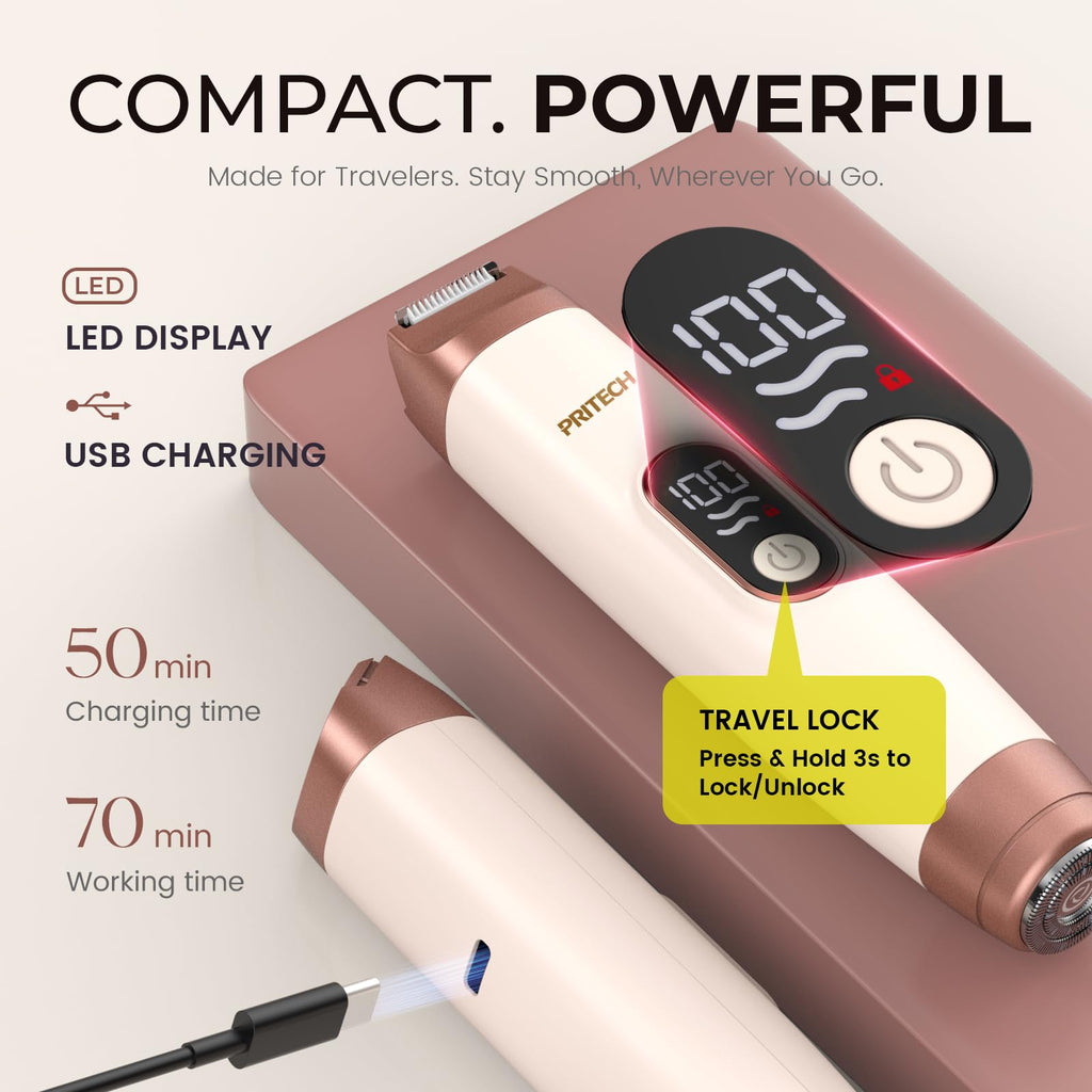 PRITECH Bikini Trimmer for Women