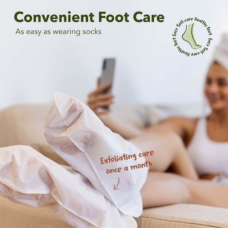 Purederm Shiny & Soft Foot Peeling Mask (3 pack) - For smooth and moist baby skin with Exfoliating peel off Calluses, Dry Skin, Cracked Heels - Men and Women