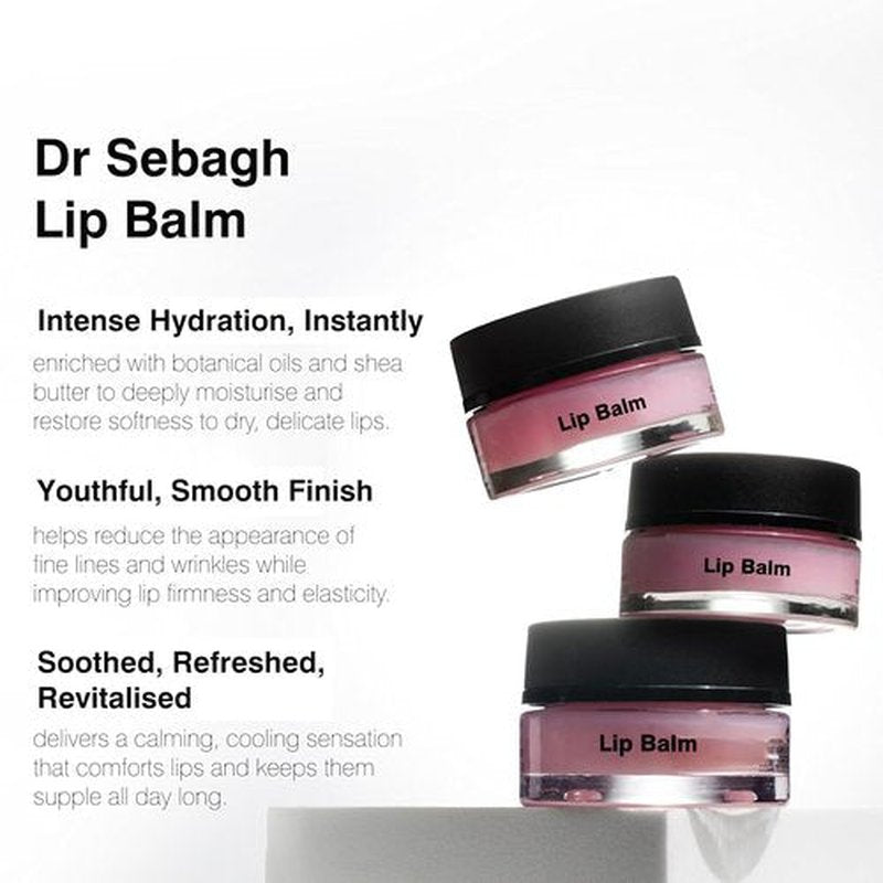 Dr Sebagh Lip Balm - Luxury Healing Treatment for Dry & Chapped Lips | Intense Hydration (0.5 fl oz)
