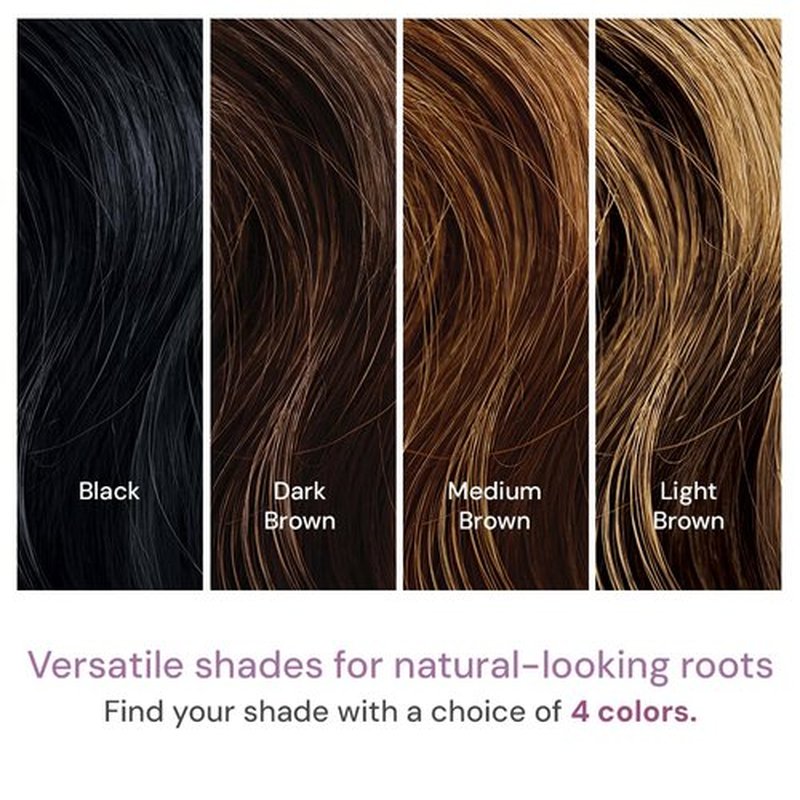 Style Edit Root Touch Up Stick | Temporary Hair Color for Gray Roots and Thinning Hair | Salon-Quality, Transfer-Resistant Hair Concealer | Dark Brown, 0.11 oz