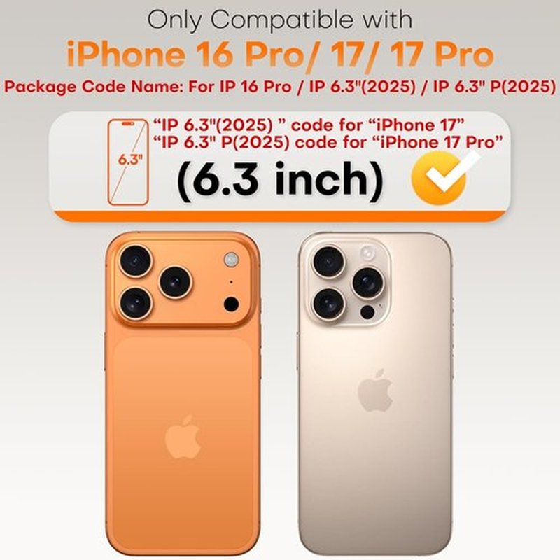 TOCOL iPhone 17 Screen Protector - 9H Hardness Military Grade Tempered Glass | Full Coverage 2 Pack