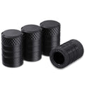 CKAuto Tire Valve Stem Caps, Aluminum Black, 4 pcs/Pack