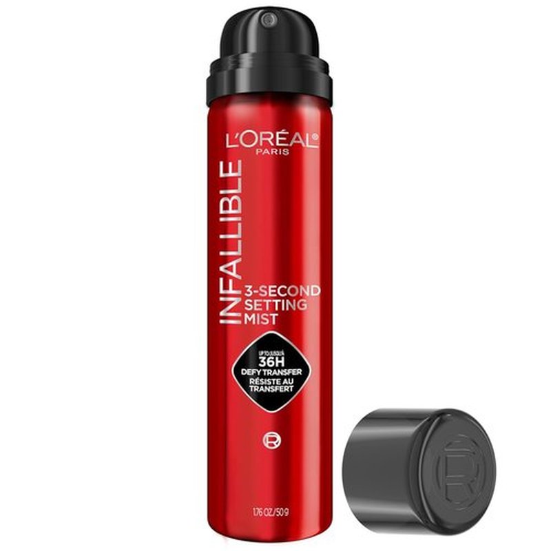 L'Oreal Paris Infallible Setting Spray - Microfine Mist for 36HR Wear | Clear, 1.76 oz