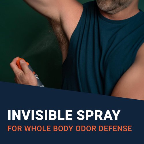 Mando Whole Body Deodorant for Men - Invisible Spray with 72-Hour Odor Control - Aluminum & Benzene Free - 3.6 oz Cans (Pack of 2) - Mt Fuji