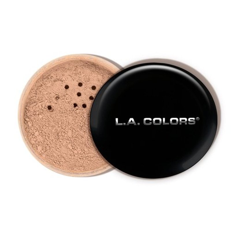 L.A. COLORS Loose Powder (carded), Medium Translucent CBLP305 (Pack of 2)