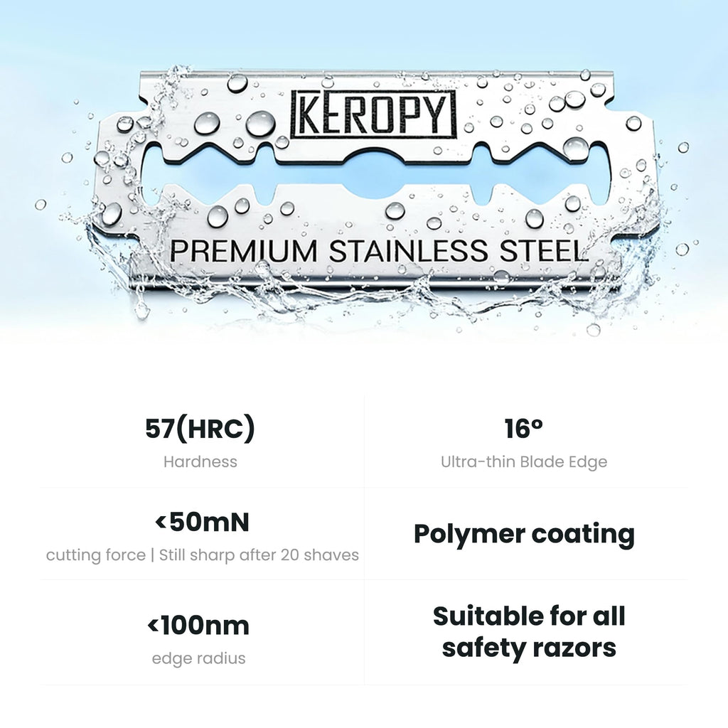 KEROPY 50 Safety Razor Blades