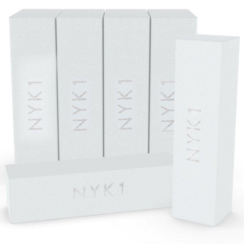 White Nail Buffer Sanding Block - (Pack of 10) NYK1 Professional Salon Quality Grit Nail Buffer File for Sanding, Filing Natural, Shellac or Acrylic Gel Nails