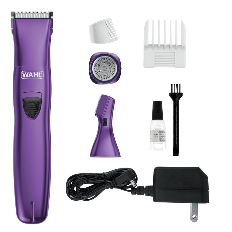 Wahl Pure Confidence Rechargeable Electric Trimmer & Shaver - Smooth Shaving for Face, Underarms & Bikini Areas | Model 9865-100