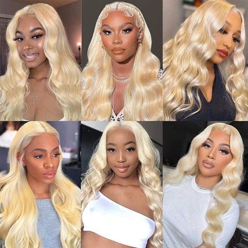 613 Body Wave Bundles Honey Blonde Human Hair Bundles Grade 8A Brazilian Remy Hair Weaves Extensions 10 12 14 Inch For Women