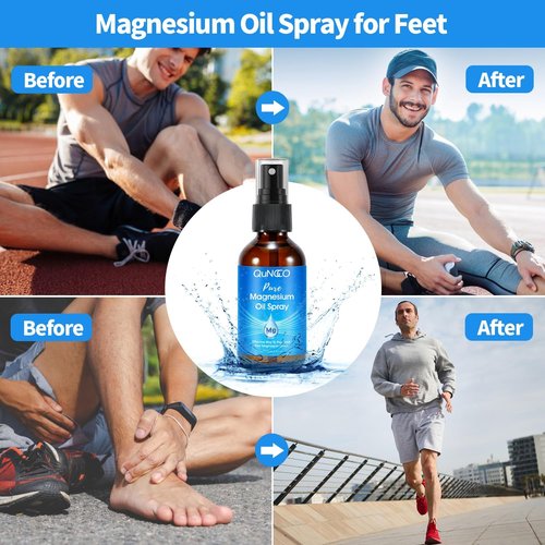 Pure Magnesium Oil Spray & Lotion Set - Unscented Muscle Relaxation & Moisturizing Relief | 100% Magnesium Chloride, Arnica & Lavender