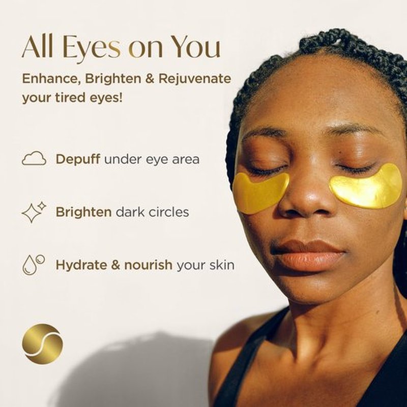 PLANTIFIQUE Foot Peeling Mask 2 Pack and Under Eye Patches for Dark Circles and Puffiness (20 pairs)