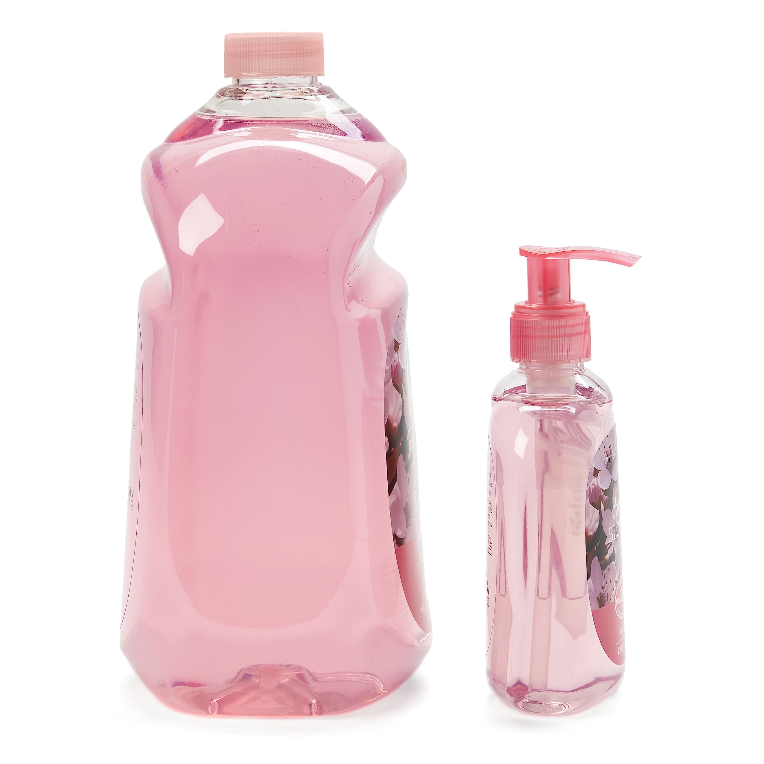 SIMPLE PLEASURES Premium Hand Soap Refills Collection - Fresh Cotton Scent, 7.9 oz Bottle with Jumbo 59 oz Refill - Goodhousekeeping Seal Approved - Multiple Scents Cotton Scented Hand Soap and Refill