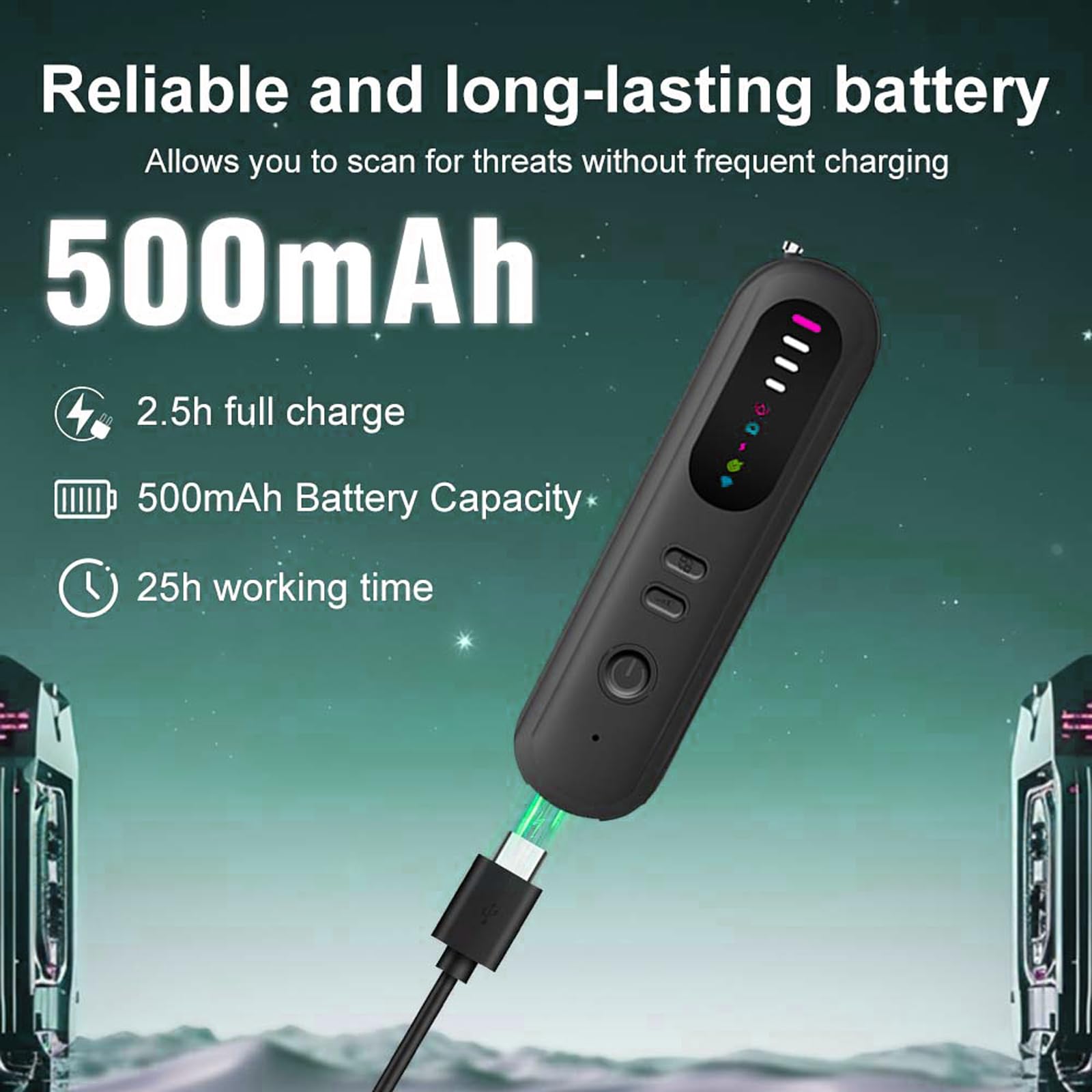 LXIANGN Hidden Camera Detector - 2025 5-in-1 Multi-Function Advanced Camera Detector and Bug Detector,Scanner for Home Office Travel Security