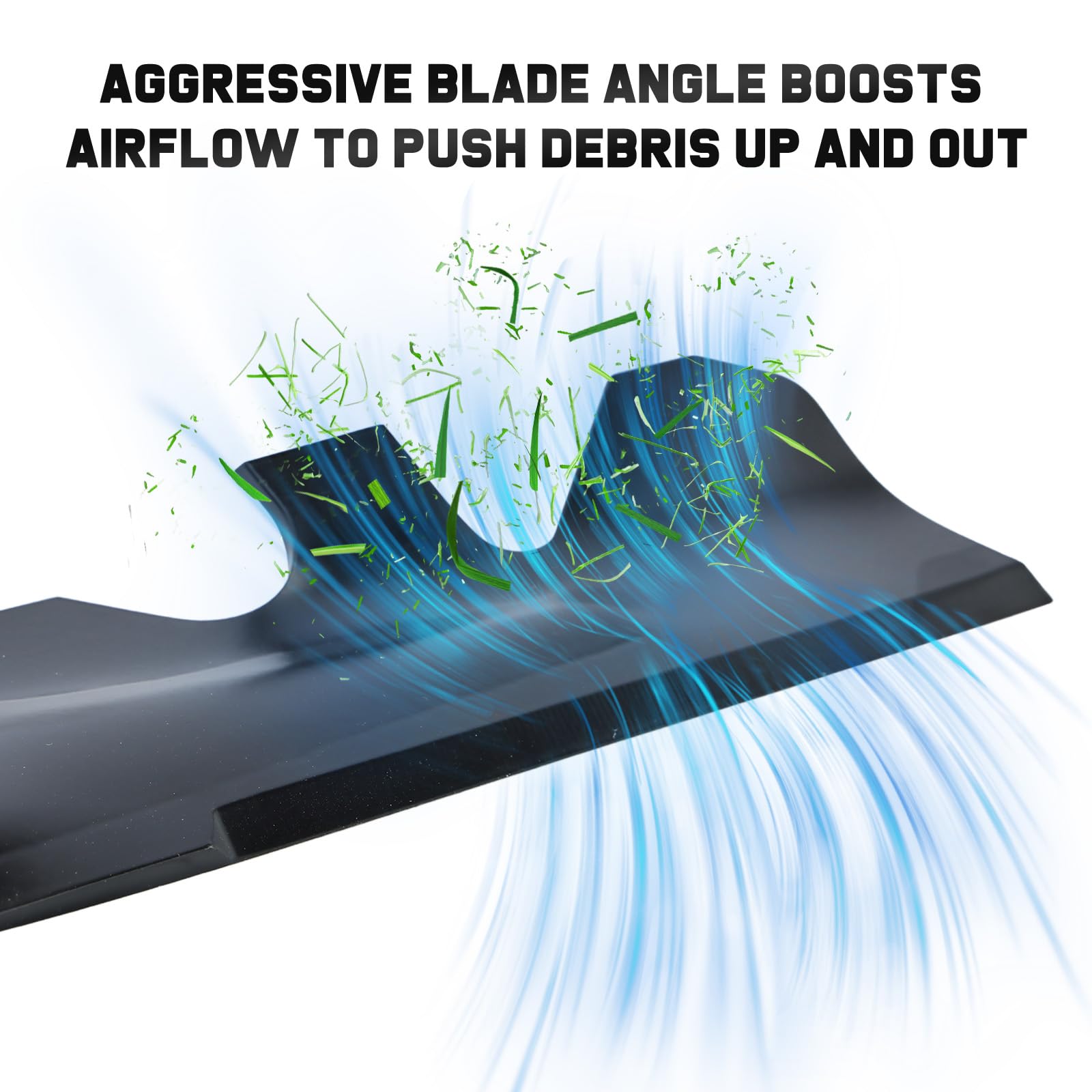 Grasscool 742p05510 S Shaped Hole Blades for Cub Cadet 46 inch Mower Enduro XT1 LT46 XT1-46 Zero Turn Lawn Tractor Replace 742P05510-X 490-110-C203
