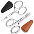 ESVIENS 2 Pack Eyebrow Nose Hair Scissors, Stainless Steel Rounded Tips