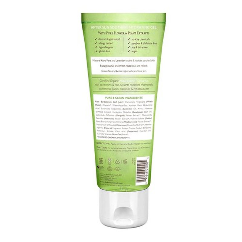 Babo Botanicals Aloe Vera Gel - Soothing Hydration With Natural Witch Hazel & Cucumber | 8 oz for Sensitive Skin