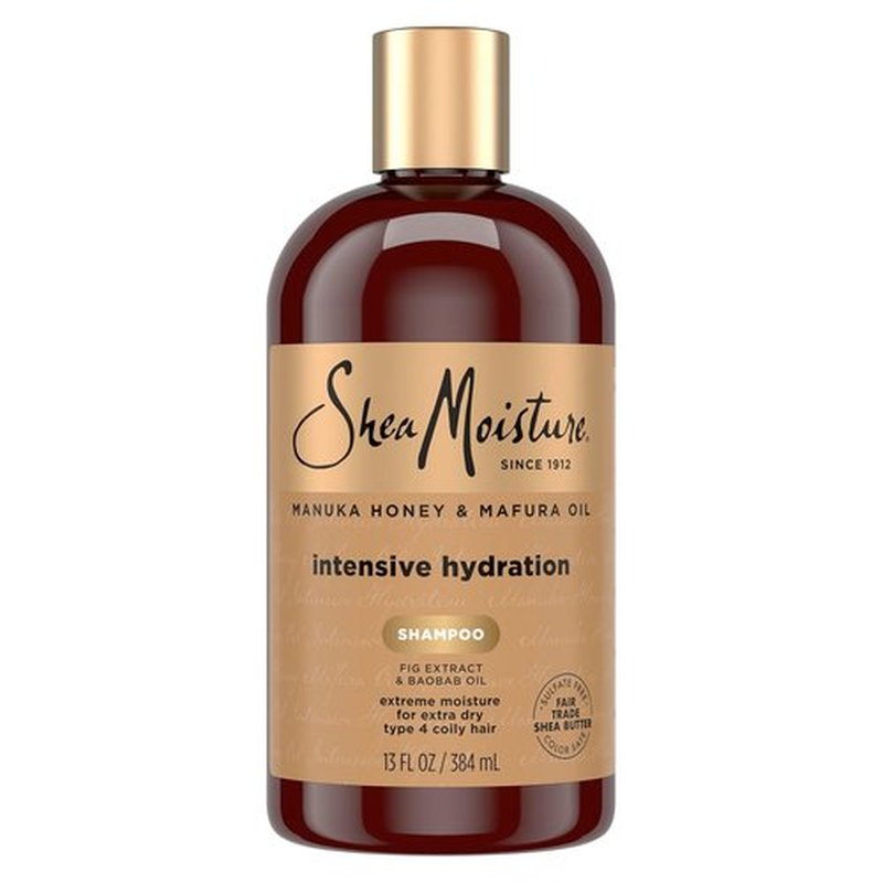 SheaMoisture Intensive Hydration Shampoo - Manuka Honey & Mafura Oil for Dry Hair | 13 fl oz