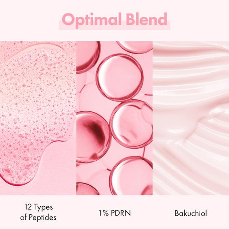 TOSOWOONG Pink Peptide 12 PDRN Serum With Salmon DNA PDRN 10,320ppm, 12 Peptides, Niacinamide, Skin glow, Hydrating, Moisturizing, Firming, Uneven Skin Tone, Korean Skincare, 33ml, 1.11 fl.oz.