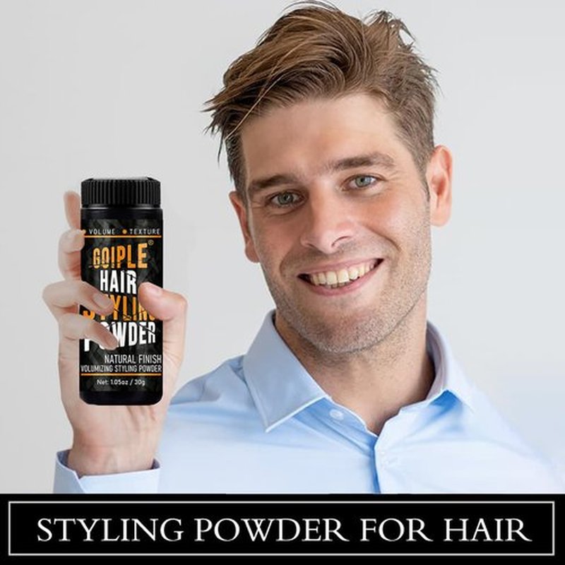 Goiple 3PCS Hair Styling Powder 1.05oz Natural Look Styling for Men Volumizing & Texturizing Powder Flexible Hold Easy to Apply Texture with No Oil/Greasy/Residue