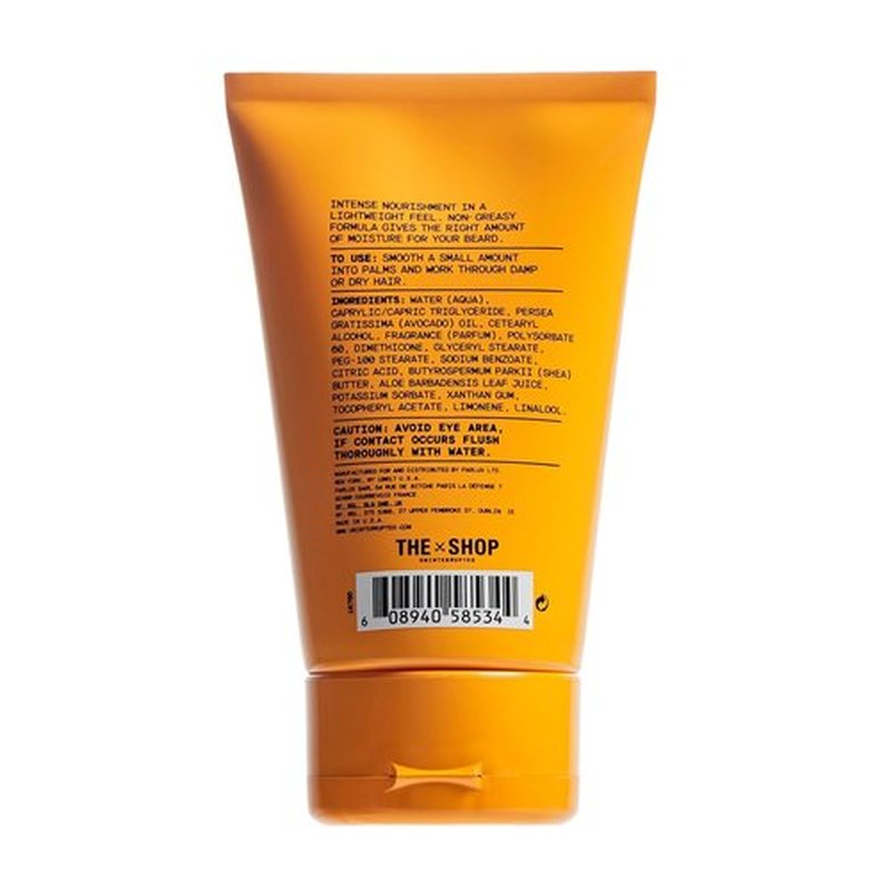 LeBron James Men's Conditioning Beard Cream - Hydrating Leave-In Moisturizer with Avocado Oil & Shea Butter, 4 Fl Oz