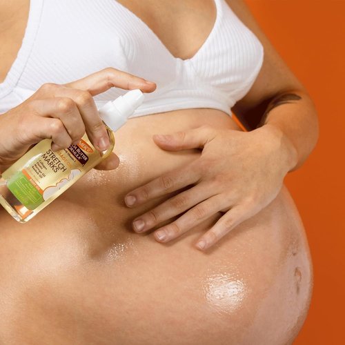 Palmer's Cocoa Butter Formula Massage Oil - Stretch Marks & Pregnancy Skincare | 3.4 Ounces