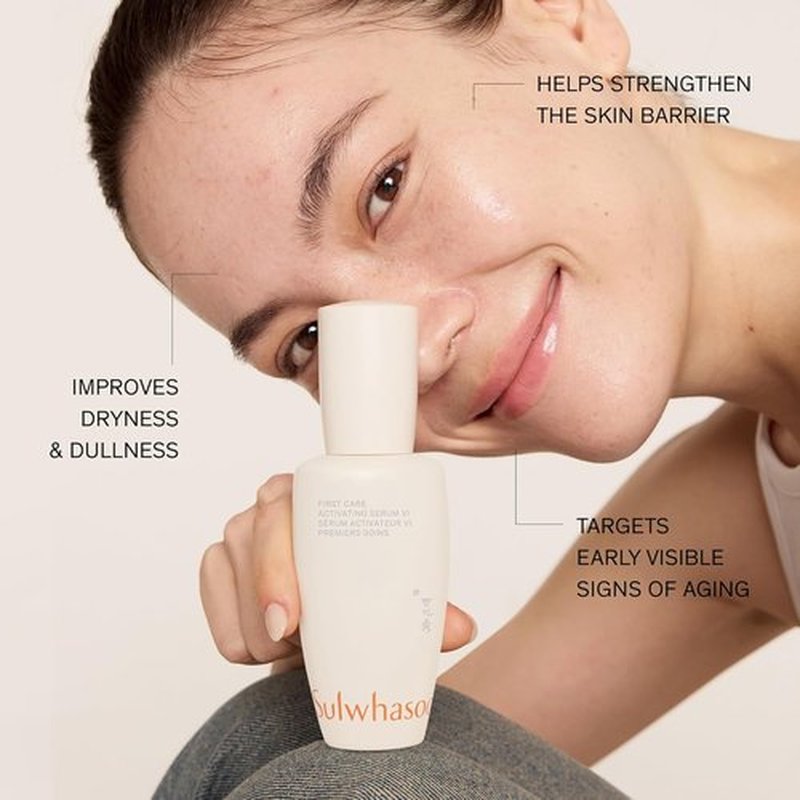 Sulwhasoo First Care Activating Serum - Anti-Aging Formula for Fine Lines & Dullness | 500-Hour Aged Ginseng & Vitamin C