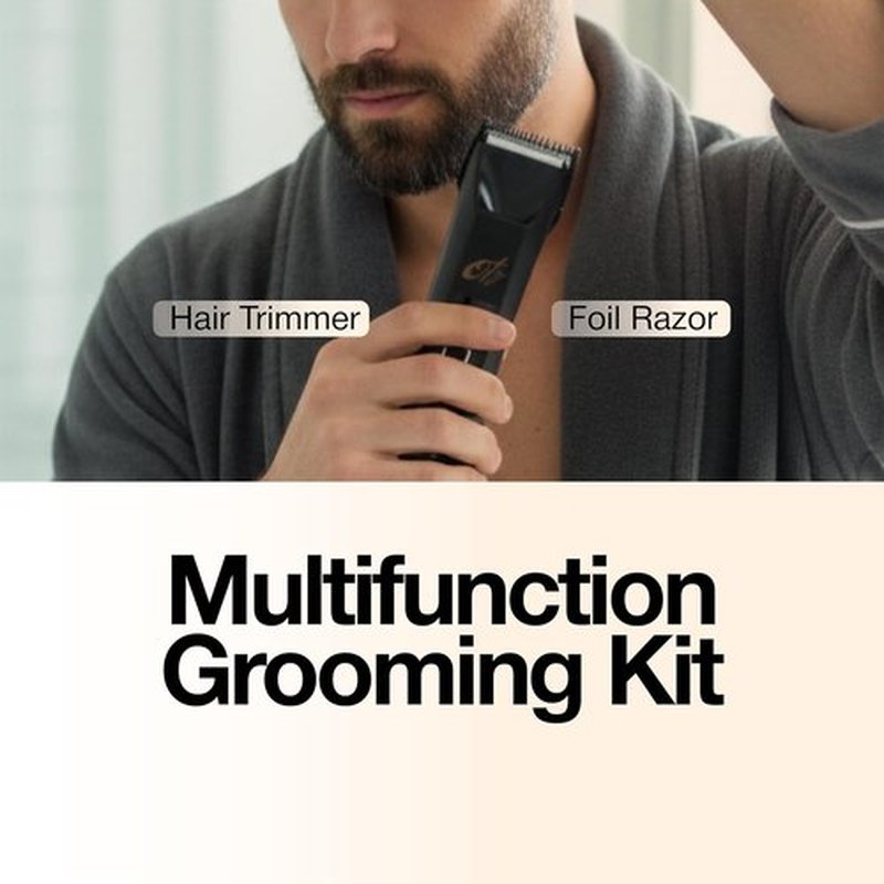OTY Kit Head Shaver & Body Trimmer - Waterproof 8-in-1 Grooming Kit for Men