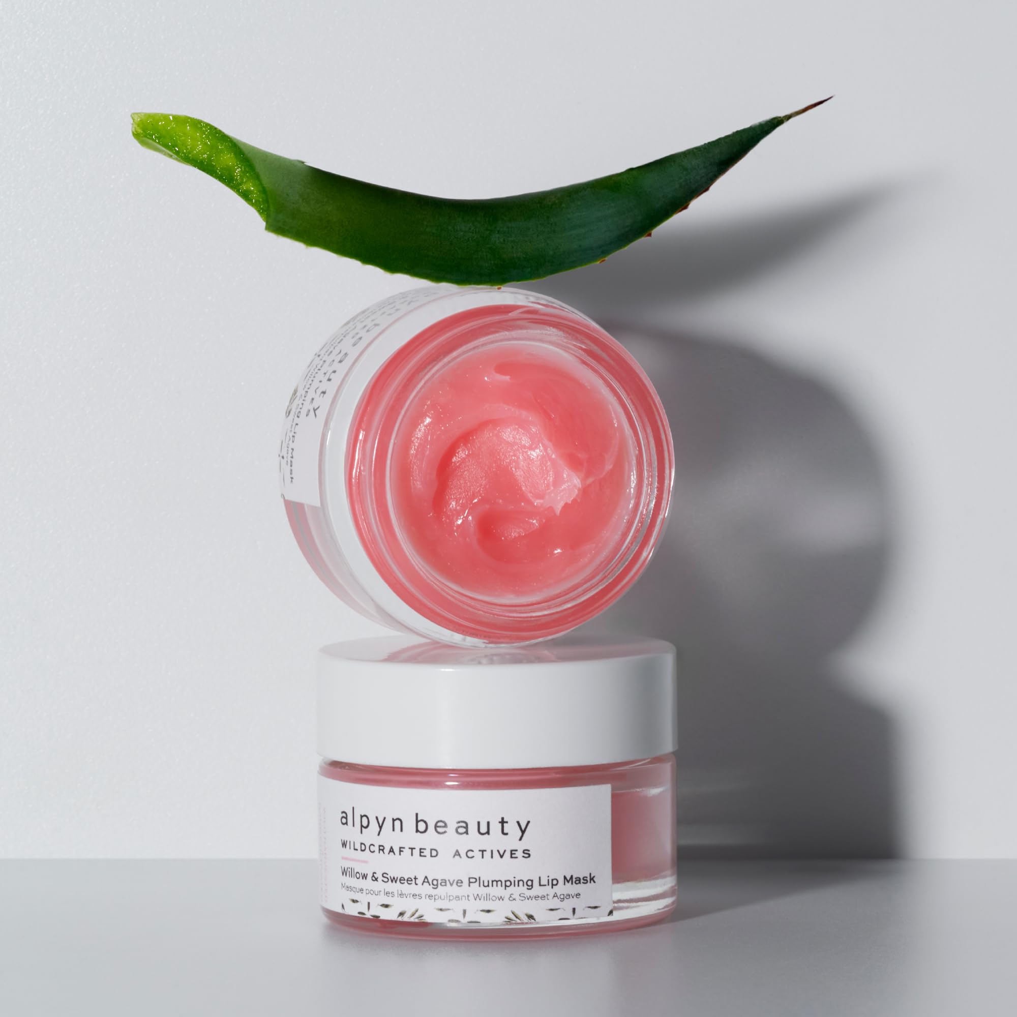ALPYN Willow & Sweet Agave Plumping Lip Mask | Hydrating Daily Lip Treatment For Softer, Smoother & More Supple Lips | 0.35 oz / 10 g