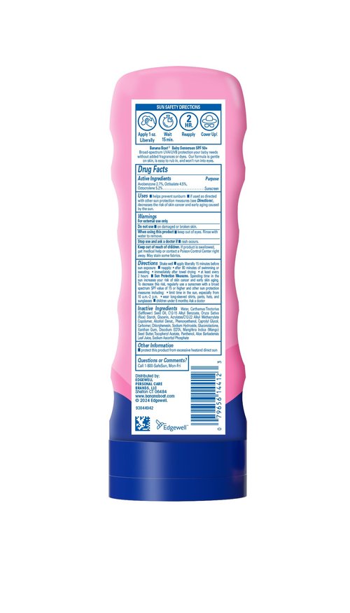 Banana Boat Baby Sunscreen Lotion, SPF 50+, 6oz each, Twin Pack