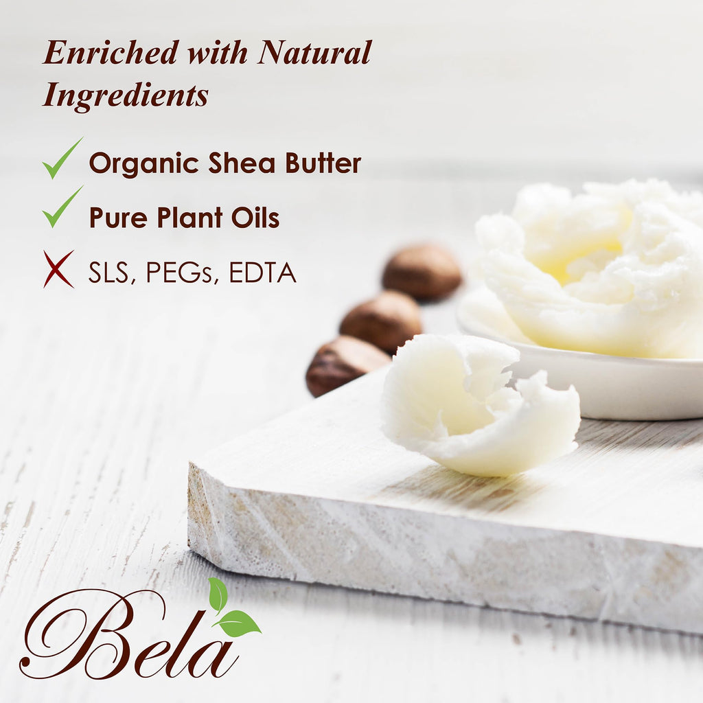 BELA Eucalyptus with Lemon Soap 3.3 oz Pack of 12, Long Lasting Triple Milled French Soap Enriched with Organic Shea Butter, Rich Creamy Lather, Made in Australia