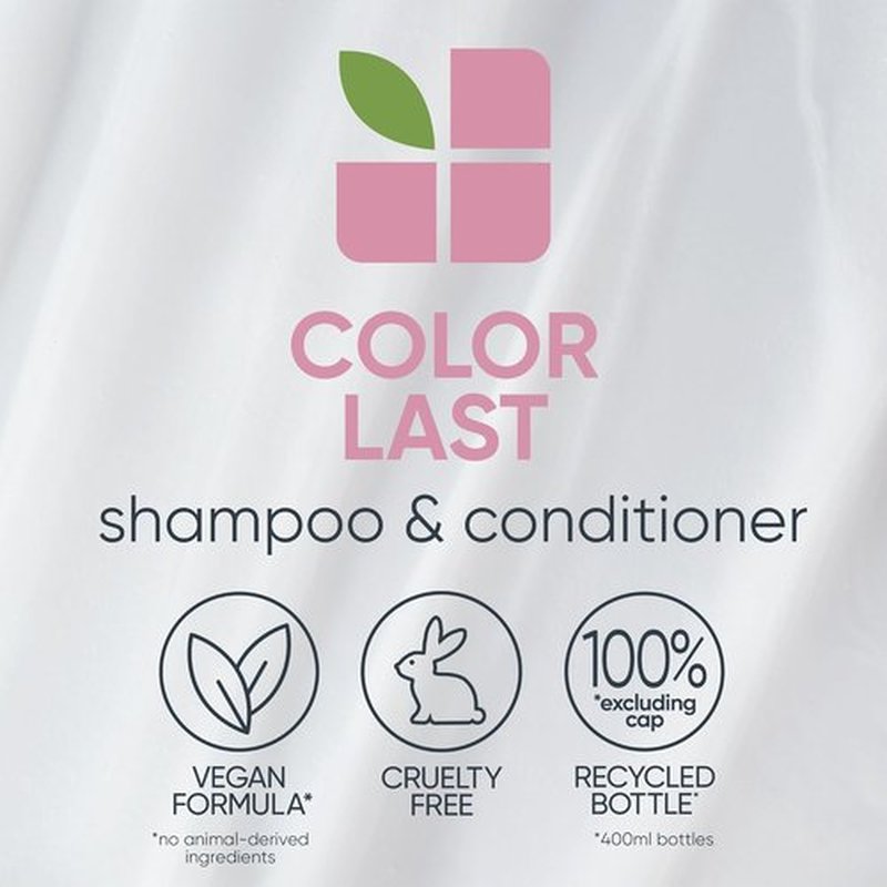 Biolage Color Last Shampoo & Conditioner Set - Protects Color & Maintains Vibrancy | Paraben & Silicone-Free | Vegan