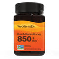 Wedderspoon Raw Manuka Honey 850+ MGO - Unpasteurized Superfood in BPA-Free 17.6 Oz Jar