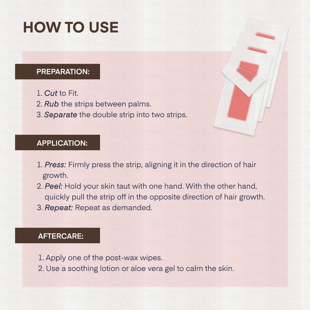 irreshine Facial Wax Strips Hair Removal for Women: Face Upper Lip Eyebrow Chin Waxing Hair Remover Kit - Natural & Vegan Ready to Use At Home & Travel, Sensitive Skin Friendly - 36 Ct