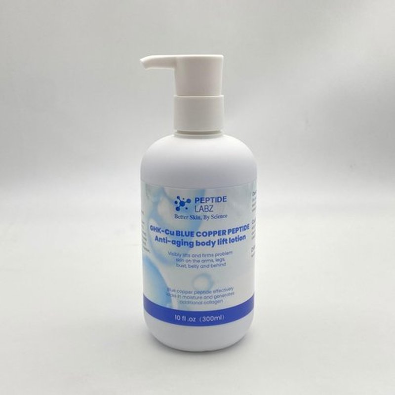 Copper Peptide & Hyaluronic Acid - Body Lotion - Skin Revitalizing, Skin Firming & Hydrating Formula, 10 Fluid Ounce