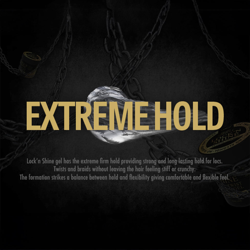 Braid Formula Lock'n Shine - Extreme Firm Hold (8oz/236ml) for Locs, Twists, Braids | High Shine, Long-lasting, Anti-Frizz | Infused with Vitamin B for Strength and No Flaking or Breakage