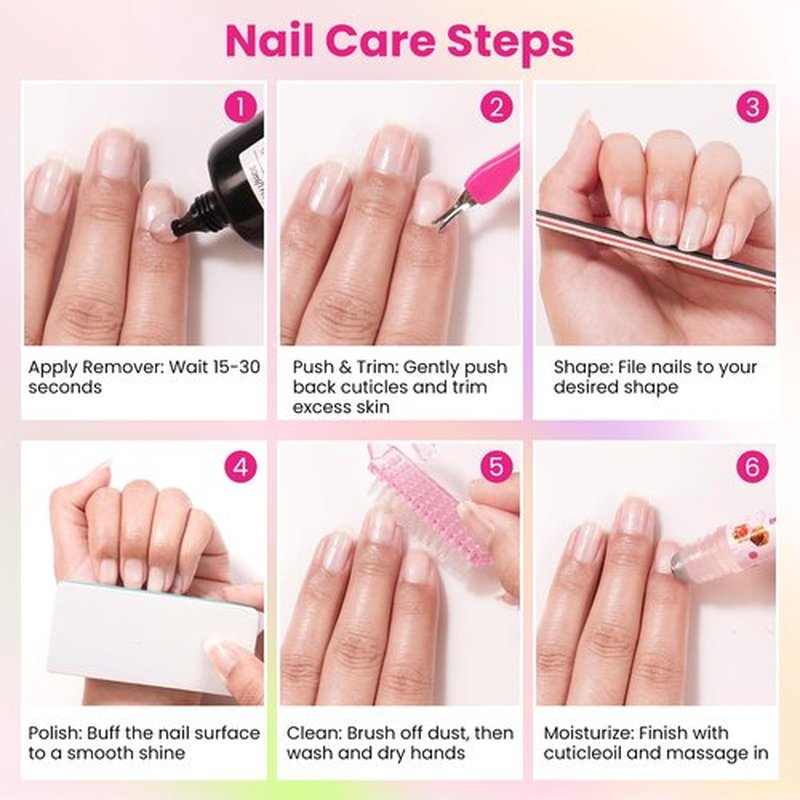 Cuticle Remover Kit: 13Pcs Manicure Pedicure Kit with Cuticle Remover Cream & Oil, Cuticle Trimmer, Cuticle Pusher, Foot File, Nail File and Buffer Set, Perfect for Women’s Home & Salon Nail Care Prep