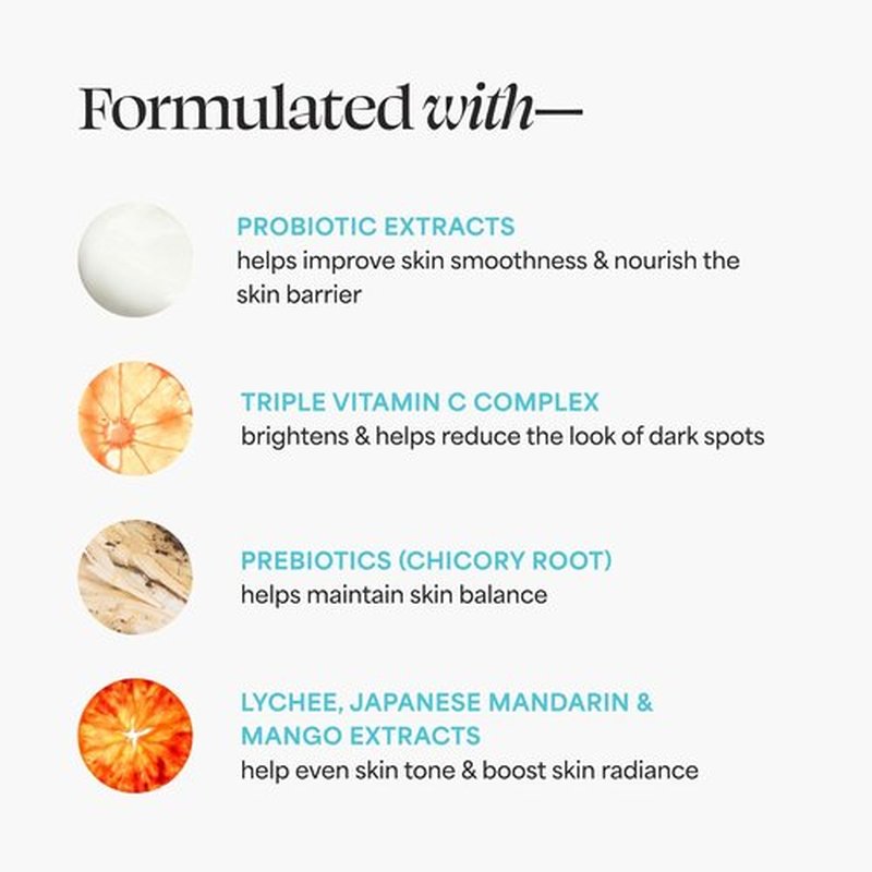 TULA Skincare Vitamin C Serum - Brightening Treatment for Dark Spots & Dull Skin, 1 FL OZ