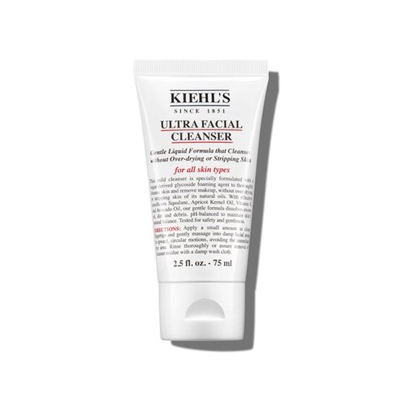 Kiehl's Ultra Facial Cleanser - Lightweight Foamy Formula for All Skin Types | Gently Exfoliates & Moisturizes