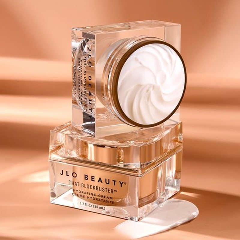 JLO BEAUTY Hydrating Face Moisturizer Cream, Hyaluronic Acid & Peptide Infused Skin Care, Moisturizer Face Cream for Women, Day & Night Formula to Visibly Smooth Fine Lines, That Blockbuster, 1.7 Oz