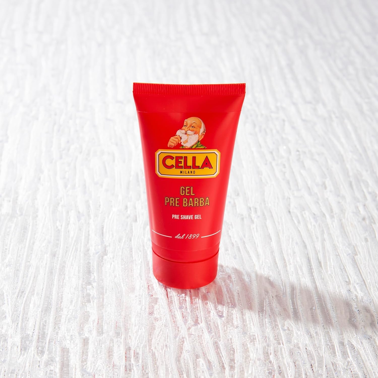Cella Milano Conditioning Pre‑Shave Gel – Italian Skin‑Protecting Wet Shave Primer with Provitamin B & Panthenol, 2.6 oz, Glides Razor for Smooth, Irritation‑Free Shaving