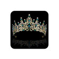 COCIDE Green Tiaras for Women Crown for Women Emerald Quinceanera Dress Headbands for Queen Halloween Cosplay Birthday Pageant Bride Headpieces Hair Accessories