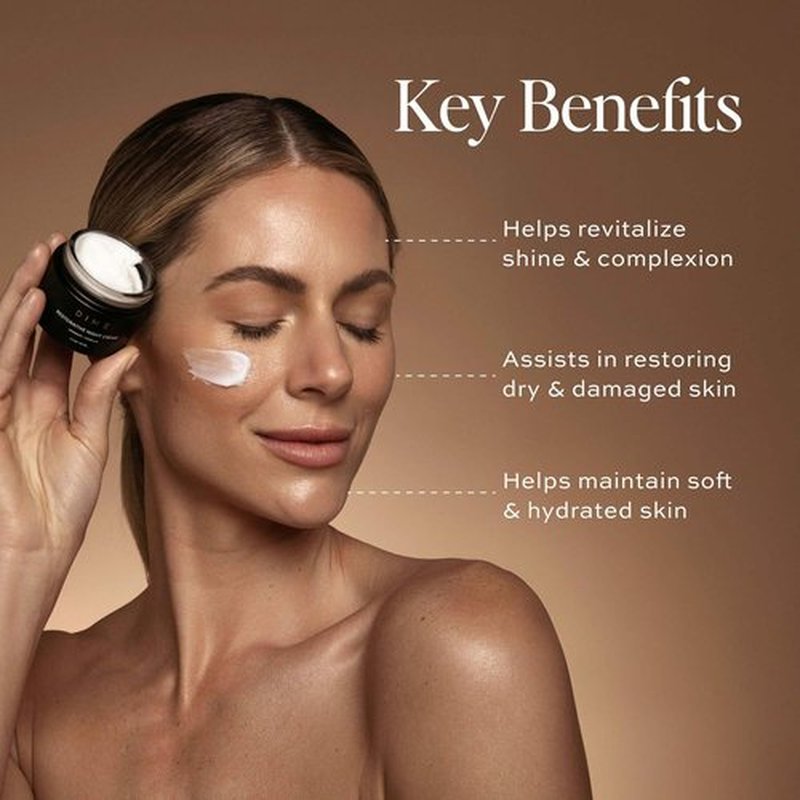 DIME Beauty Restorative Night Cream - Anti-Aging Face Moisturizer with Ceramides & Peptides | 1.7 oz / 50 ml