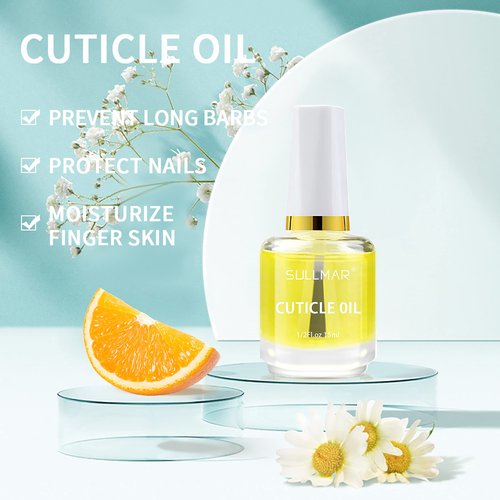 SULLMAR 4in1 Nail Hardener Nail Strengthener Nail Rescue Calcium Primer for Thin Nails Growth Nail Repair Nail Care Kit with Cuticle Oil Cuticle Remover Gel Cream
