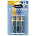 ChapStick Lip Balm Honey Nourish, Moisturizing Fomula with Shea Butter and Avocado Butter, Vitamin E, Honey Vanilla Flavor, 3CT BC .45OZ