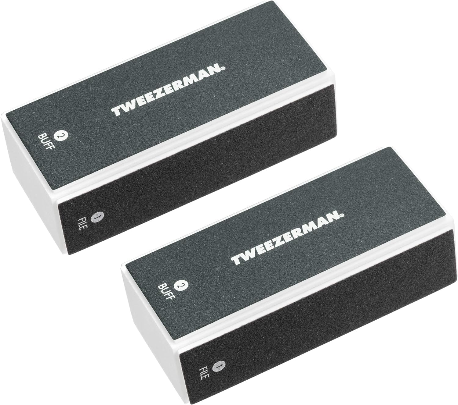 Tweezerman Nail Buffer Blocks Pack of 2 Black