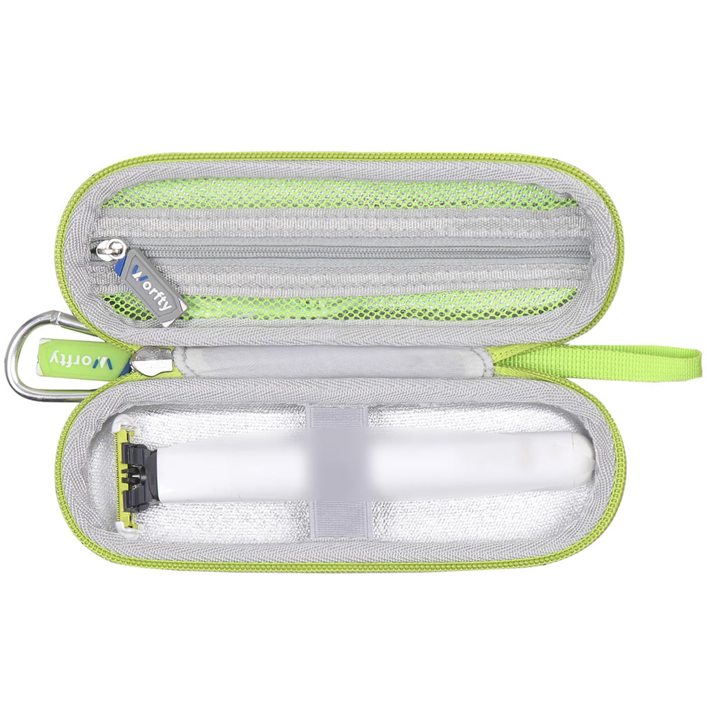 worfty Case for OneBlade Intimate/OneBlade First Shave Model QP1924/70 QP1324/20 Trimmer, Waterproof Protective Bag for QP1924/70 QP1324/20 Shaver (Grey)