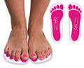150 Pairs(300feets)Spray Tan Feet Pads Disposable & Economic Pink Feet pads for Spray tanning,Use in Tanning booth,Sunless Tanning at Home or Beauty Salon-Non Slip-Comfortable-Hygienic-Ultra Bronzing