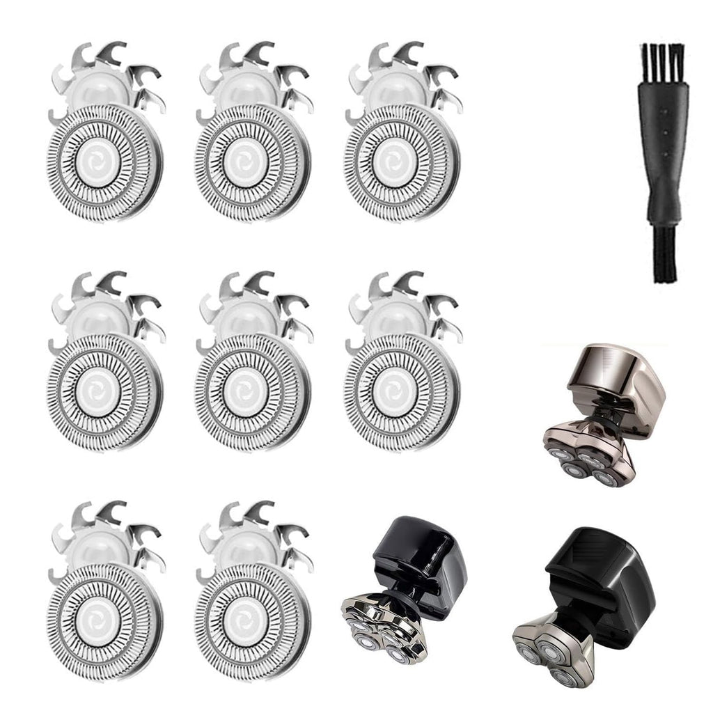 MAWAER 8 PCS Head Shaver Replacement Blades for Skull Shaver Pitbull Carver PRO 4 Head Electric Razor Replacement Head