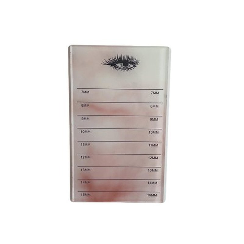 10 Layers Acrylic Eyelash Storage Box,Eyelash Holder Extension Tool,Makeup Organizer False Eyelashes Glue Pallet Holder, Grafting Eye lashes Close-Packed Display with 10 Pallets (Yellow Marble)